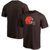 NFL Kids Youth 8-20 Official Team Color Polyester Performance Primary Logo Short Sleeve T-Shirt (Cleveland Browns Brown, 14-16) view 2