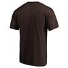 NFL Kids Youth 8-20 Official Team Color Polyester Performance Primary Logo Short Sleeve T-Shirt (Cleveland Browns Brown, 14-16) view 3