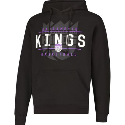 Ultra Game Men's NBA Official Super Soft Get Right Hoodie Sweatshirt, Sacramento Kings, Black, Large