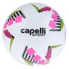 Capelli Sport Soccer Ball Size 4, Star Cubes Team Soccer Ball for Youth and Kids Players, Outdoor and Indoor Training, Neon Pink view 1