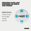 Capelli Sport Soccer Ball Size 5, Fusion II Cubes Team FIFA Basic Soccer Ball for Youth and Adult Players, Outdoor and Indoor Training, Turquoise view 4