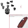 Echeson 1 Set Spindle Screw Fits For Strider SNG New Version, Titanium Locking Screw Support Shaft DIY Replacement(Black) view 2