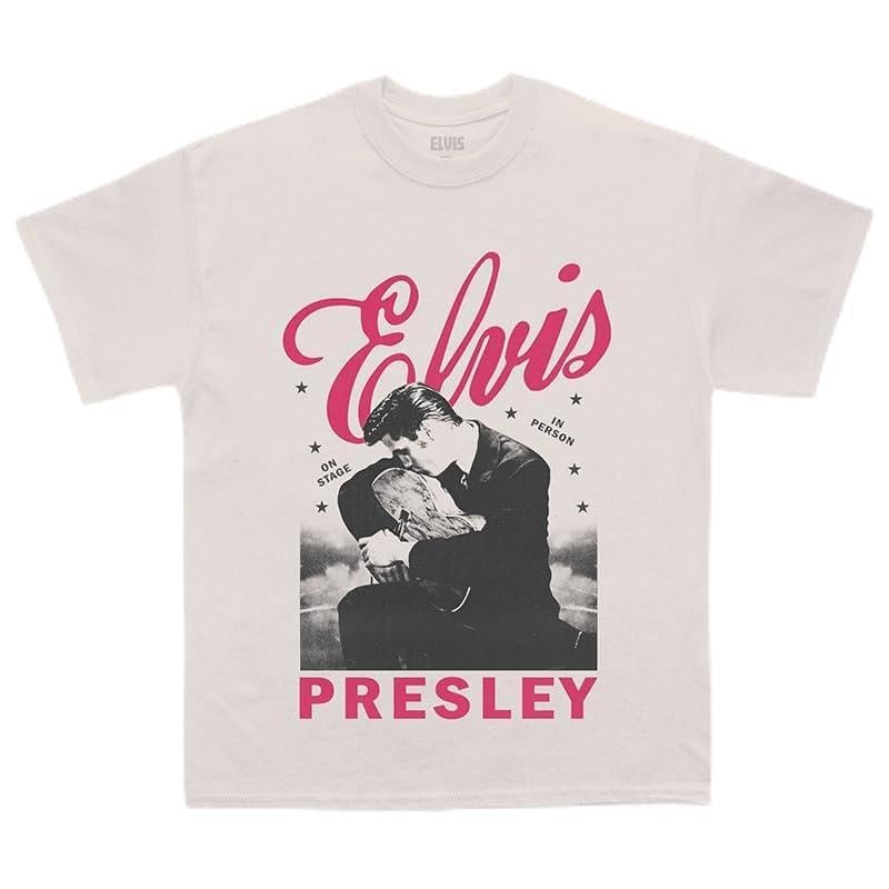 Elvis Presley ON Stage Classic FIT T-Shirt, Natural