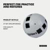Capelli Sport Soccer Ball Size 5, 4-Cube Classic Team FIFA Basic Soccer Ball for Youth and Adult Players, Outdoor and Indoor Training, White/Black view 3