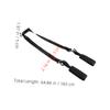 INOOMP 4pcs Ski Straps for Carrying Snowboard Carrier Easy Adjust Shoulder Back Band Fasteners for Ski Poles view 4