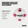 Capelli Sport Soccer Ball Size 5, Fusion II Cubes FIFA Quality Pro Soccer Ball for Youth and Adult Players, Outdoor and Indoor Training, Bright Pink view 4