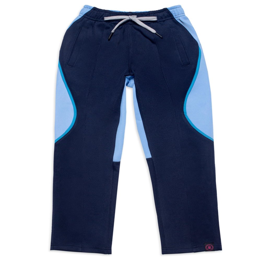 Little Donkey Andy Girls Jogger Sweatpants Youth Kids Athletic Hiking Running Pants Outdoor Sport Trousers Blue,6 Years 120cm