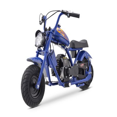 DirtDash Kids 49cc 2-Stroke Gas Dirt Bike Mini Motorbicycle, EPA Approved (Blue)
