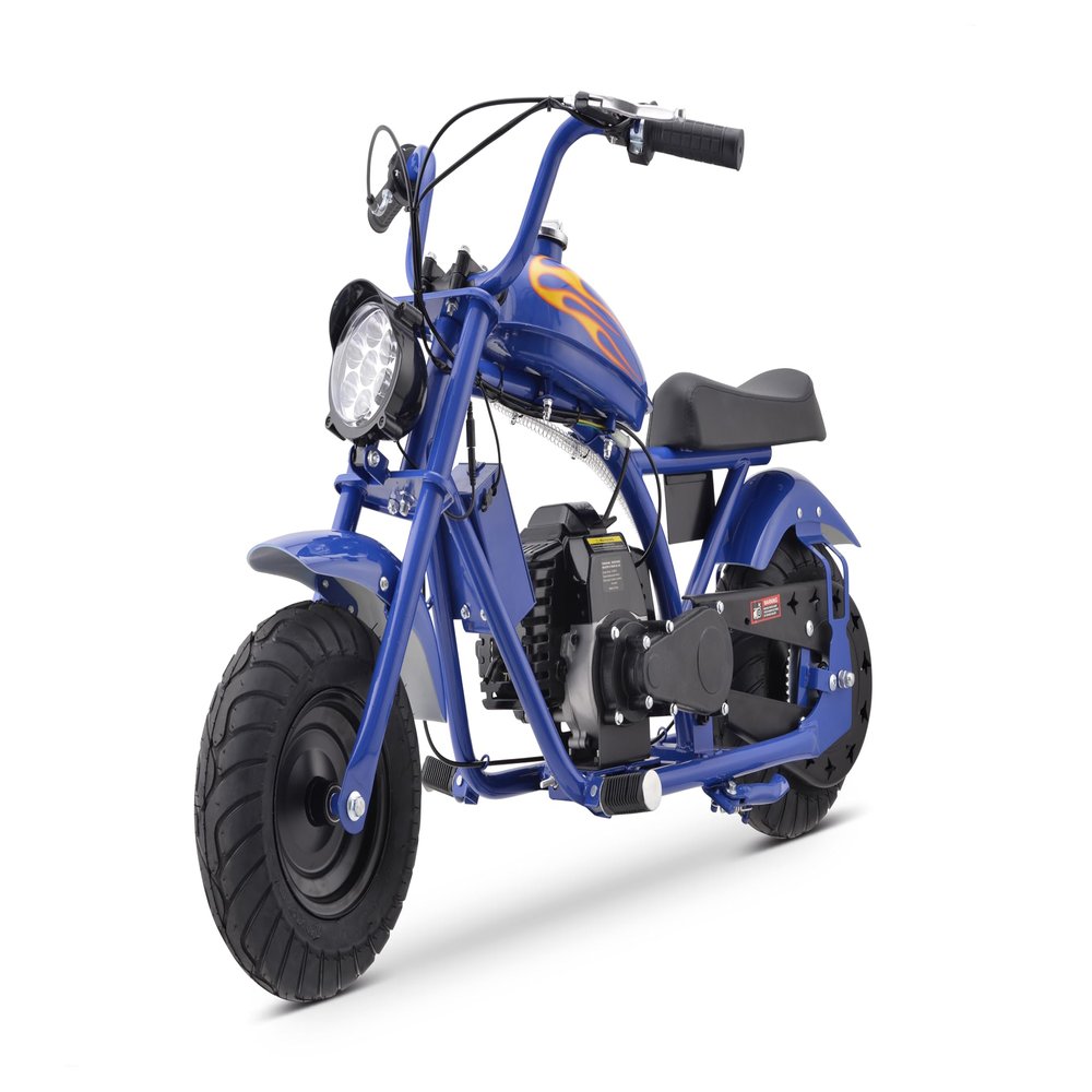 DirtDash Kids 49cc 2-Stroke Gas Dirt Bike Mini Motorbicycle, EPA Approved (Blue)