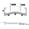 NineFit Basics Douglas Suspended Baseball Backstop Cable Hardware Kit view 2