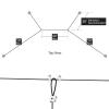 NineFit Basics Douglas Suspended Baseball Backstop Cable Hardware Kit view 3