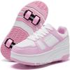 ANEFUN Roller Skate Shoes for Kids Girls Boys Detachable Wheeled Fashion Sneakers view 1