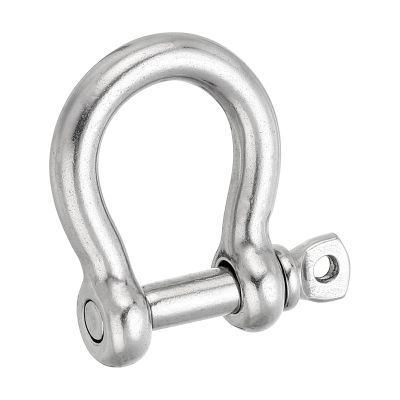 PATIKIL Screw Pin Shackle 5mm 3/16" 220lb, 316 Stainless Steel Forged Bow Shackle Marine Grade for Chains Wire Rope Outdoor, Silver