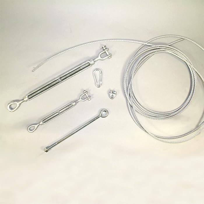 NineFit Basics Douglas Standard Baseball Backstop Cable Hardware Kit