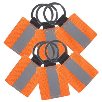 BESPORTBLE 6pcs Reflective Keychain Zipper Pulls for Backpack Double-Sided High Visibility for Boys and Girls and Adults Stylish Reflective Gear for Enhanced Low Light Conditions