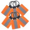 BESPORTBLE 6pcs Reflective Keychain Zipper Pulls for Backpack Double-Sided High Visibility for Boys and Girls and Adults Stylish Reflective Gear for Enhanced Low Light Conditions