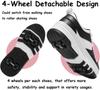 ANEFUN Roller Skate Shoes for Kids Girls Boys Detachable Wheeled Fashion Sneakers view 4