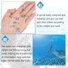 100Pcs Split Shot Fishing Weights Sinkers - Removable Round Lead Drop Shot Weights Small Fishing Line Weights for Freshwater Saltwater Bass Fishing (1.5G) view 3