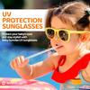 RIVBOS Baby Sunglasses Boys&Girls with Strap UV400 Polarized Flexible for Toddler,Infant and Newborn(0-24month) Rose Red&Ice Blue Lens RBK0231 view 3