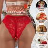 Banamic Women's Glitter Underwear Lace Sexy Breathable Underwear Panties D Red view 4