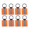 BESPORTBLE 8pcs Reflective Keychain Zipper Pulls for Backpacks High Visibility Bag Charms for Night Double-sided Design Lightweight and Compact for Daily Use Fluorescent view 1