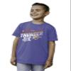 Oklahoma City Thunder NBA Officially Licensed Youth Tri-Blend T-Shirt Hoop Team Color, Small view 1