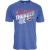 Oklahoma City Thunder NBA Officially Licensed Youth Tri-Blend T-Shirt Hoop Team Color, Small view 2