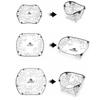 Chenshuo Collapsible Bowl Plate Set, Portable Camping Tableware, Food Grade Material Free Folding Plate for Outdoor Games, Family Gatherings, Business Trips view 1