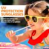 RIVBOS Baby Sunglasses Boys&Girls with Strap UV400 Polarized Flexible for Toddler,Infant and Newborn(0-24month) Brown&Rainbow gold Lens RBK0231 view 3