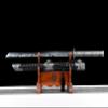 Warrior's Aspiration-The Kylin War Knife, Sharp Edge with Dragon Scale Design Handmade Real Combat Spring Steel Chinese Sword Full Tang Blue Blade Cool Sword for Mens Battle Ready view 3
