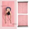 8MM Thick TPE Yoga Mat,72"x31.5" Eco-friendly Non-Slip Exercise & Fitness Mat for Men&Women, Workout Mat for Yoga,Pilates& Floor Exercise(Blue) view 4