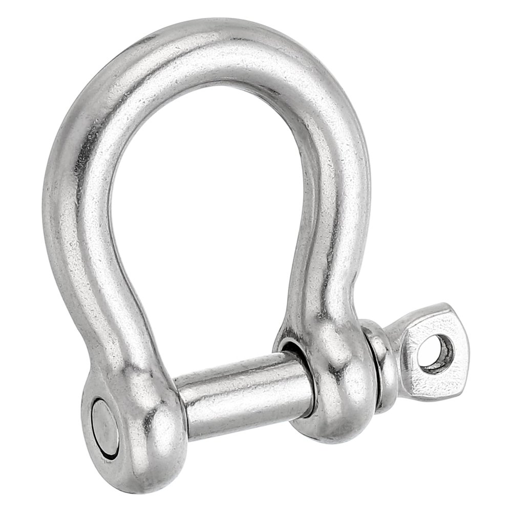 PATIKIL Screw Pin Shackle 14mm 9/16" 2425lb, 316 Stainless Steel Forged Bow Shackle Marine Grade for Chains Wire Rope Outdoor, Silver