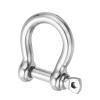 PATIKIL Screw Pin Shackle 12mm 1/2" 1764lb, 316 Stainless Steel Forged Bow Shackle Marine Grade for Chains Wire Rope Outdoor, Silver view 3