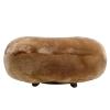 Yixasdw 11 * 11in, 12 * 12in 6 Colors Genuine Sheepskin Bicycle Seat Cover, Cushion Bicycle Seat Cover Sheepskin Cruiser With Sheepskin Bicycle Seat Cover/Pad Pure Wool Cushion (Dark brown, 12*12in) view 3