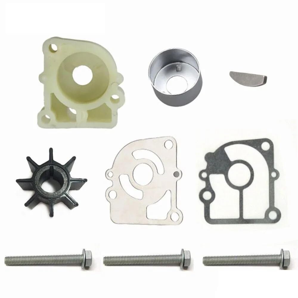 362-87322 Water Pump Repair Kit & Pump Case Upper 350-65016 for Tohatsu Outboard Engine 9.9-18HP