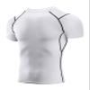 Niksa Men's Compression Shirts, Short Sleeve Athletic Compression Tops Dry Workout T Shirt, Rash Guard Base Layer Undershirt view 1