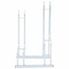 Gecheer Bicycle Stand Indoor Bike Stand, Bike Storage & Parking Rack, for 2 Bikes Floor Freestanding Galvanized Steel SF280661A view 3