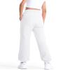 BOOPH Girls Sweatpants Kids Cotton Drawstring Joggers Athletic Pants with Pockets for Teen Girls White 13-14 Years view 2