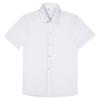 Lycody Toddler Boys White Button Down Shirt Short Sleeve Kids Collared Dress Tuxedo Shirts for Wedding Boy Summer Clothes 2T view 1