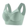 Women Wireless Seamless Bras Full Coverage No Underwire Everyday Bras Comfort Padded Bras Wirefree Workout Sports Bra Green view 1