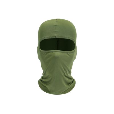 Balaclava Face Mask Sun Cover UV Protection Arm Guard for Headgear green 1 pack for Outdoor Activities for Men and Women Breathable Windproof Elastic Sport Workout Yoga Running Fitness Gym Accessories