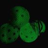 Aolowewin Glow in The Dark Pickleball Balls, 40-Holes USA Pickleballs (USAPA) Spec, Day and Nighttime Practice Pickle Balls, with UV Flashlight & Mesh Bag view 4