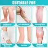CACASO 4 Pairs Compression Socks,Open Toe Compression Socks 15-20 mmHg for Women & Men Circulation,Knee High Length Stockings,(Nude, XX-Large) view 3