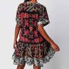KICILVS Boho Summer Dresses for Women 2025, Plus Size Boho Summer Dresses, Boho Sundress, Boho Mini Dress view 3