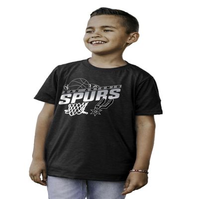 San Antonio Spurs NBA Officially Licensed Youth Tri-Blend T-Shirt Hoop Team Color, Small