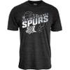 San Antonio Spurs NBA Officially Licensed Youth Tri-Blend T-Shirt Hoop Team Color, Small view 2