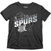 San Antonio Spurs NBA Officially Licensed Youth Tri-Blend T-Shirt Hoop Team Color, Small view 3