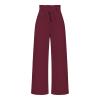 Women's Wide Leg Pants High Waisted Business Work Trousers Long Straight Suit Elastic Dressy Palazzo Pant with Belt view 4
