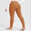 baleaf Women's Fleece Lined Leggings with 5 Pockets, Thermal Warm Winter Tights High Waisted Thick Yoga Pants Cold Gear Caramel S view 4