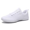 SYIEMNK White Cheer Shoes for Girls Womens Kids Youth, Breathable Soft Comfortable Flats Cheerleading Sneakers, Athletic Training Dance Tennis Shoes for Competition Sports view 1